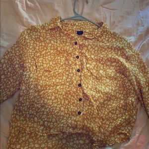Wild Fable Yellow Blouse Size S